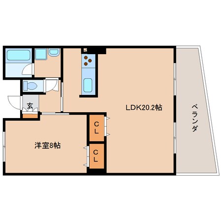 東静岡駅 徒歩14分 5階の物件間取画像